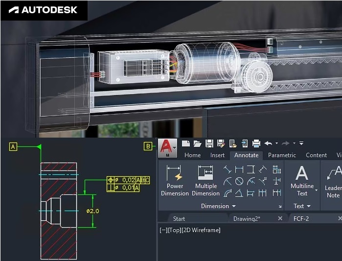 AutoCAD - 2D konstruování