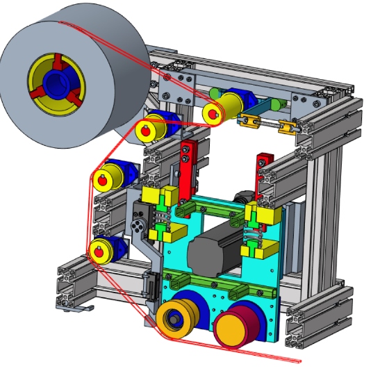 Bakalářská Práce Mechanismus kladení UD pásek